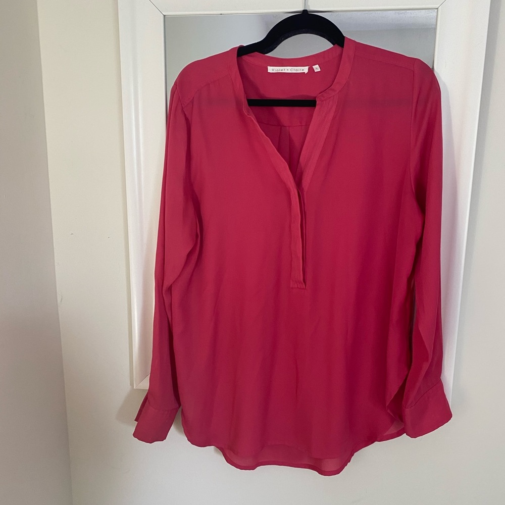Bright pink top